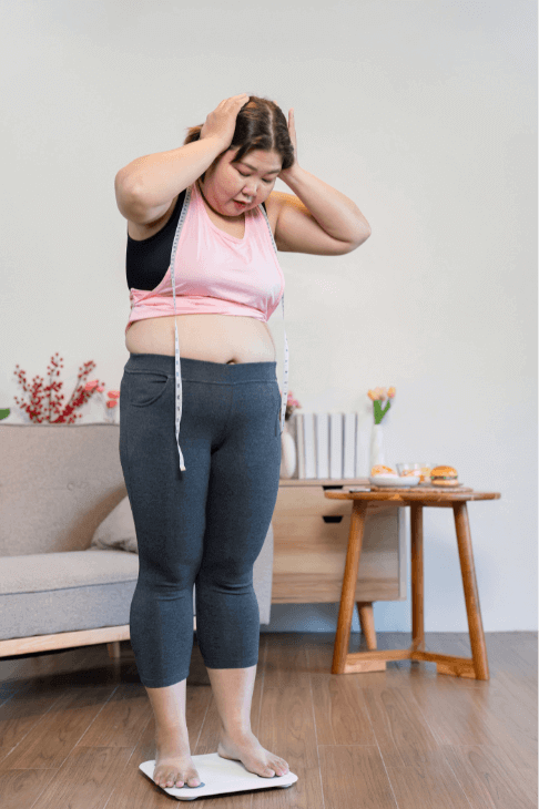 Natrum Mur is the most effective homeopathic medicine for individuals who put on weight due to anxiety, depression, or sorrow. 